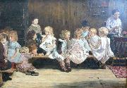 Max Liebermann Infants School in Amsterdam painting